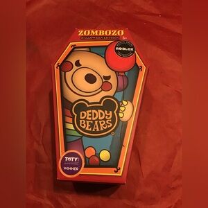 Deddy bears zombozo plush in coffin -NEW